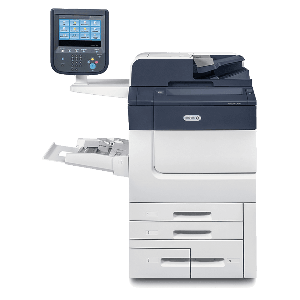 Xerox PrimeLink C9065/C9070 сериясының суреті, C9070 көрсетілген